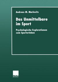 Produktbild: Das Unmittelbare im Sport