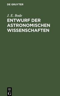 Produktbild: Entwurf der astronomischen Wissenschaften