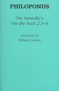Produktbild: Philoponus: On Aristotle's "On the Soul 2.1-6"