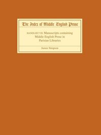 Produktbild: The Index of Middle English Prose, Handlist VII