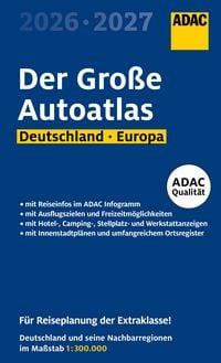 Produktbild: ADAC Der Gro&szlig;e Autoatlas 2026/2027 Deutschland und seine Nachbarregionen 1:300.000