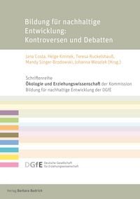 Produktbild: Bildung f&uuml;r nachhaltige Entwicklung: Kontroversen und Debatten