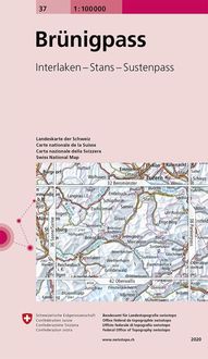 Bild vom Artikel Swisstopo 1 : 100 000 Brünigpass vom Autor Bundesamt für Landestopografie swisstopo