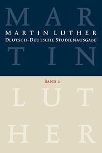 Bild vom Artikel Martin Luther: Deutsch-Deutsche Studienausgabe. Band 2 vom Autor Martin Luther