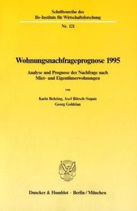 Produktbild: Wohnungsnachfrageprognose 1995.