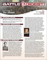 Produktbild: Battle Digest: The Alamo