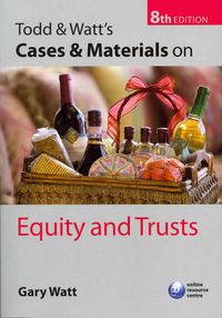 Produktbild: Todd & Watt''s Cases and Materials on Equity and Trusts
