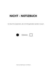 Produktbild: Nicht - Notizbuch