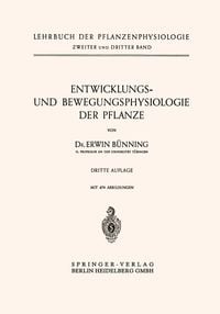 Produktbild: Entwicklungs- und Bewegungsphysiologie der Pflanze