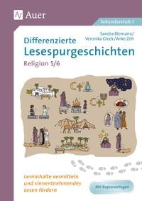 Produktbild: Differenzierte Lesespurgeschichten Religion 5-6