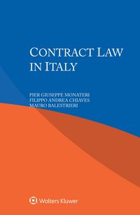 Produktbild: Contract Law in Italy