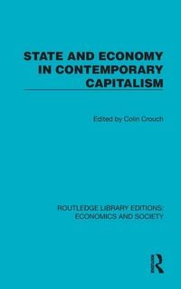 Produktbild: State and Economy in Contemporary Capitalism