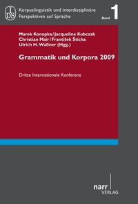 Produktbild: Grammatik und Korpora 2009