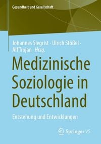 Produktbild: Medizinische Soziologie in Deutschland