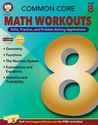 Produktbild: Common Core Math Workouts, Grade 8