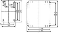 Produktbild: Schneider Electric Montageplatte NSYMM43