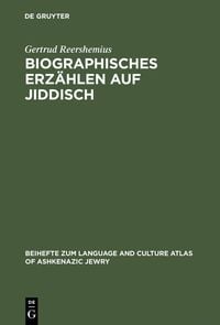 Produktbild: Biographisches Erz&auml;hlen auf Jiddisch