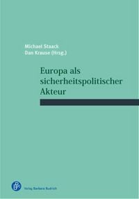 Produktbild: Europa als sicherheitspolitischer Akteur