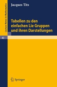 Produktbild: Tabellen zu den einfachen Lie Gruppen und ihren Darstellungen
