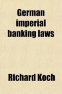 Produktbild: German Imperial Banking Laws