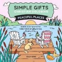 Produktbild: Simple Gifts Christian Coloring: Peaceful Places