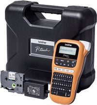 Produktbild: Brother P-touch E110VP Beschriftungsger&auml;t Geeignet f&uuml;r Schriftband: TZe 3.5 mm, 6 mm, 9 mm, 12 mm