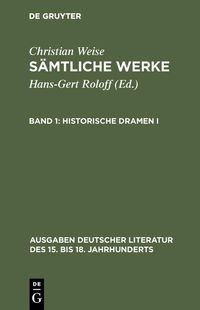 Produktbild: Historische Dramen I