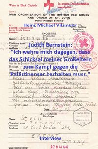Produktbild: Judith Bernstein: "Ich wehre mich dagegen, dass das Schicksal meiner Gro&szlig;eltern zum Kampf gegen die Pal&auml;stinenser herhalten muss."