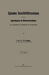 Produktbild: Spinales Sensibilit&auml;tsschema f&uuml;r die Segmentdiagnose der R&uuml;ckenmarkskrankheiten zum Einzeichnen der Befunde am Krankenbett