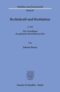 Produktbild: Rechtskraft und Restitution.