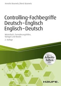 Produktbild: Controlling-Fachbegriffe Deutsch-Englisch, Englisch-Deutsch - inkl. Arbeitshilfen online