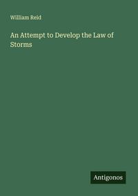 Produktbild: An Attempt to Develop the Law of Storms