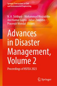Produktbild: Advances in Disaster Management, Volume 2