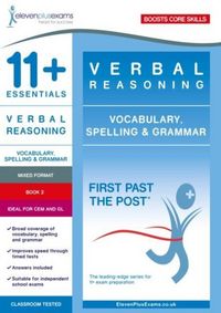 Produktbild: 11+ Essentials Verbal Reasoning: Vocabulary, Spelling & Grammar Book 2