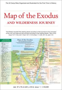 Produktbild: Map of the Exodus and Wilderness Journey