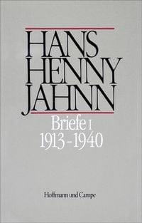 Produktbild: Werke in Einzelb&auml;nden. Hamburger Ausgabe / Briefe I