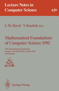 Produktbild: Mathematical Foundations of Computer Science 1992
