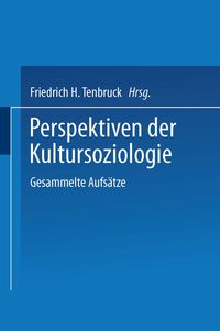 Bild vom Artikel Perspektiven der Kultursoziologie vom Autor 
