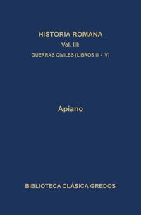 Produktbild: Historia romana III. Guerras civiles (Libros III-V)
