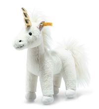Produktbild: Steiff 067662 - Unica Einhorn, stehend, wei&szlig;, Pl&uuml;sch, 27 cm