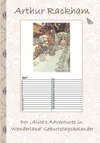 Produktbild: Der 'Alice's Adventures in Wonderland' Geburtstagskalender