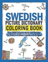 Produktbild: Swedish Picture Dictionary Coloring Book