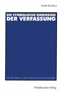 Produktbild: Die symbolische Dimension der Verfassung
