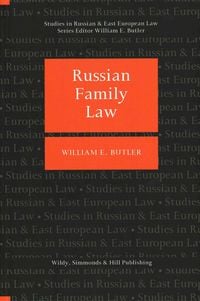 Produktbild: Butler, W: Russian Family Law