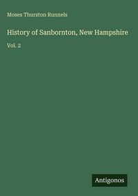 Produktbild: History of Sanbornton, New Hampshire