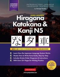 Produktbild: Learn Japanese Hiragana, Katakana and Kanji N5 - Workbook for Beginners