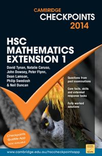 Produktbild: Duncan, N: Cambridge Checkpoints HSC Mathematics Extension 1