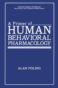 Produktbild: A Primer of Human Behavioral Pharmacology