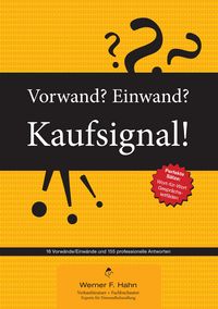 Produktbild: Vorwand? Einwand? Kaufsignal!