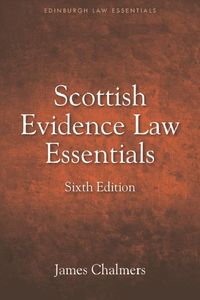 Produktbild: Scottish Evidence Law Essentials